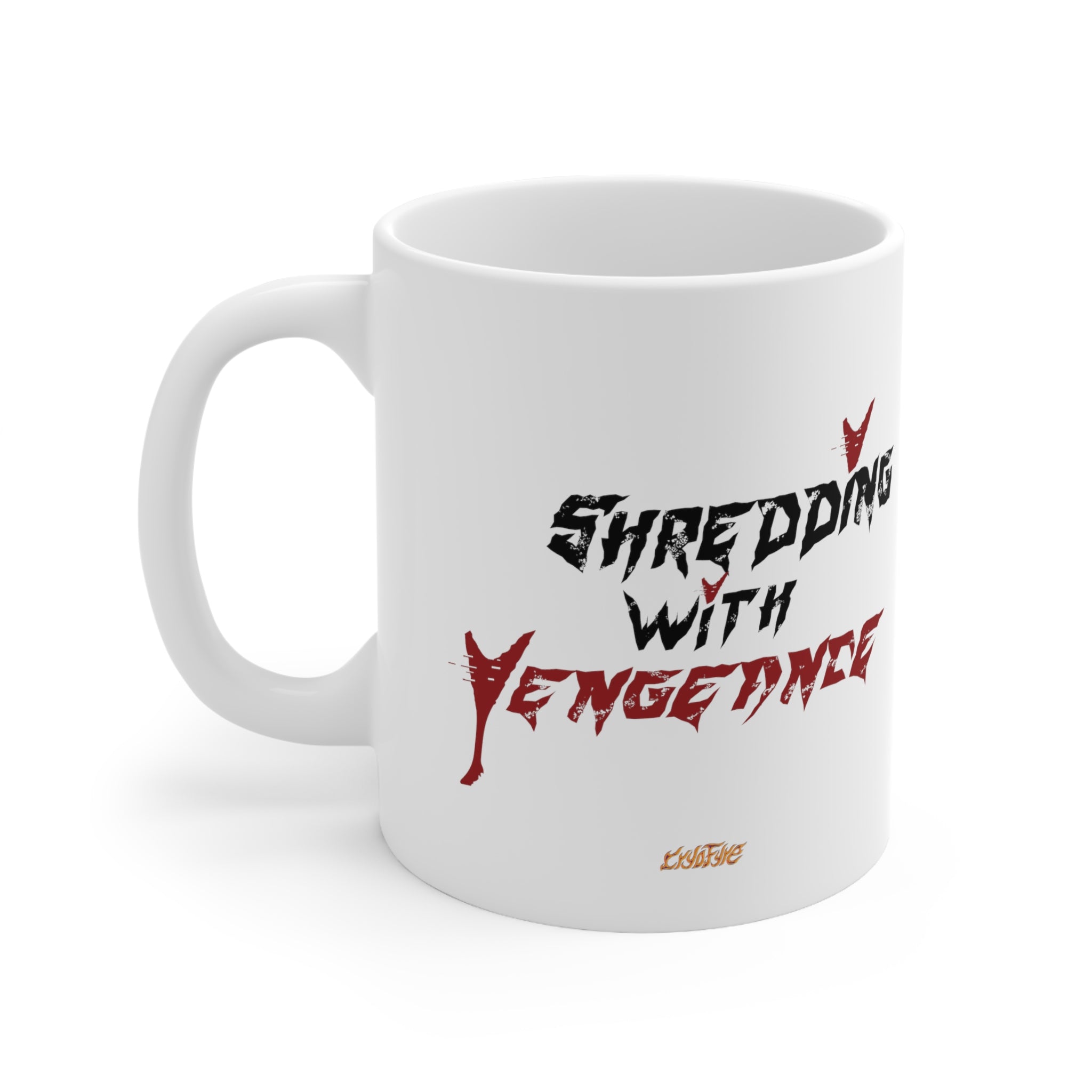 Heavy Metal Shredmaster White Coffee Mug